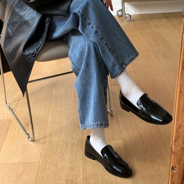 발편한로퍼 편안한구두 에나멜 페니 여성로퍼