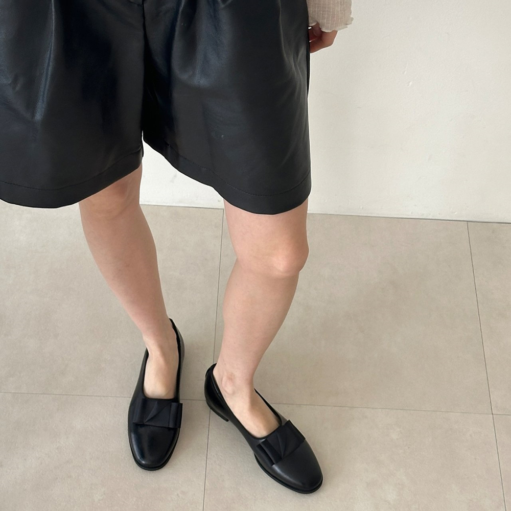 둥근코 여성 리본 면접 정장 구두 오피스 발편한 로퍼